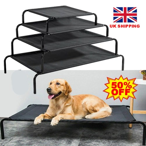 Breathable elevated dog bed - elevated,