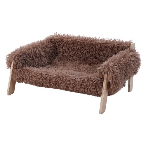 Large cat bed wooden leg - cat,