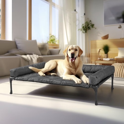 Veehoo raised dog bed large - bed,