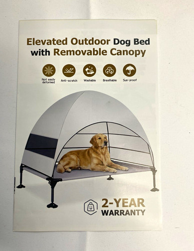 Raised outdoor dog - dog, with