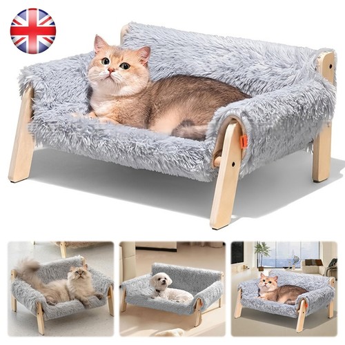 Large elevated cat sofa bed - large,