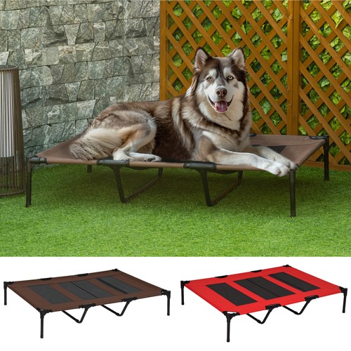 Pawhut elevated dog bed - pawhut,