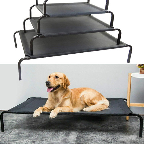 Elevated dog bed with - bed,